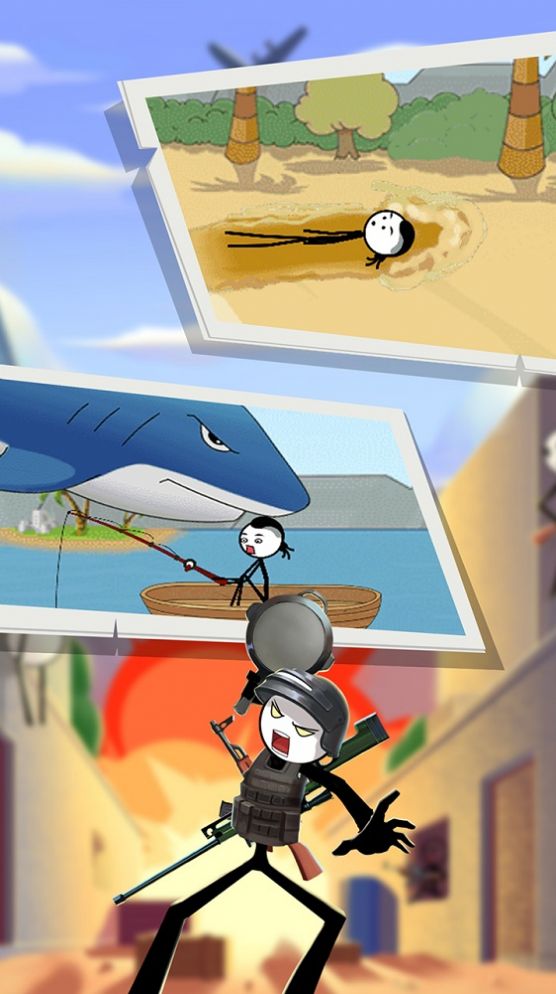 火柴人吃鸡日记截图 火柴人吃鸡日记截图