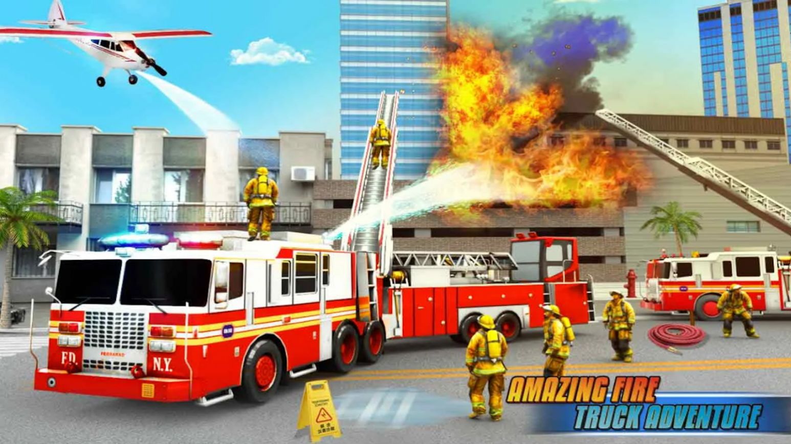 真实消防车模拟驾驶灭火截图