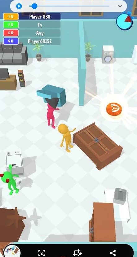 火柴人搬家比赛截图 火柴人搬家比赛截图