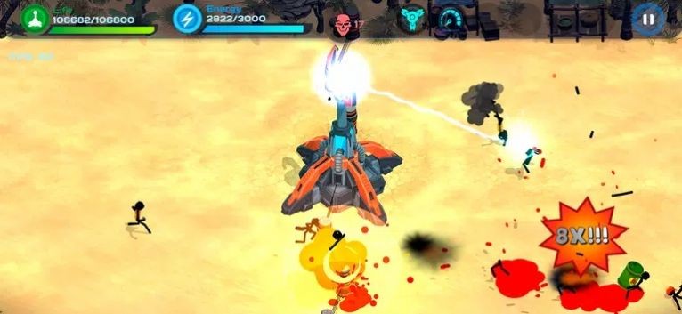 特斯拉火柴人战争截图 特斯拉火柴人战争截图