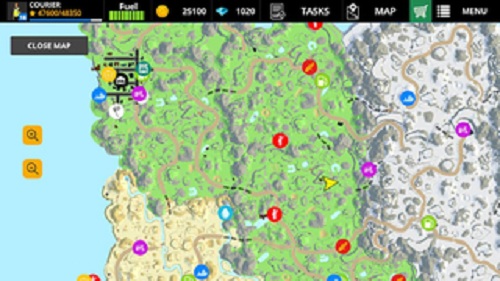 驾驶区域：越野截图