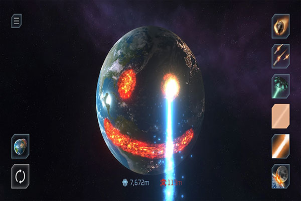 模拟星球爆炸截图