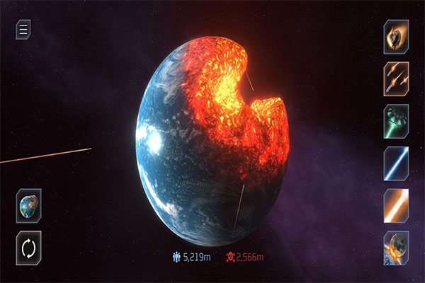 模拟星球爆炸截图