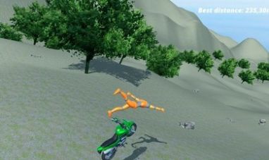 摩托物理下山模拟器截图 摩托物理下山模拟器截图