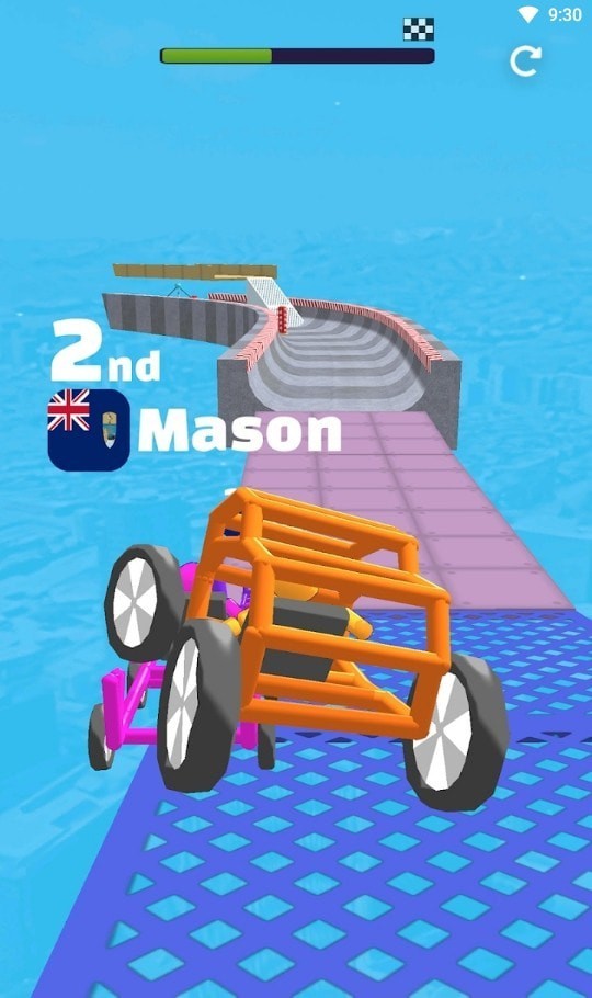 手绘赛车比赛截图 手绘赛车比赛截图