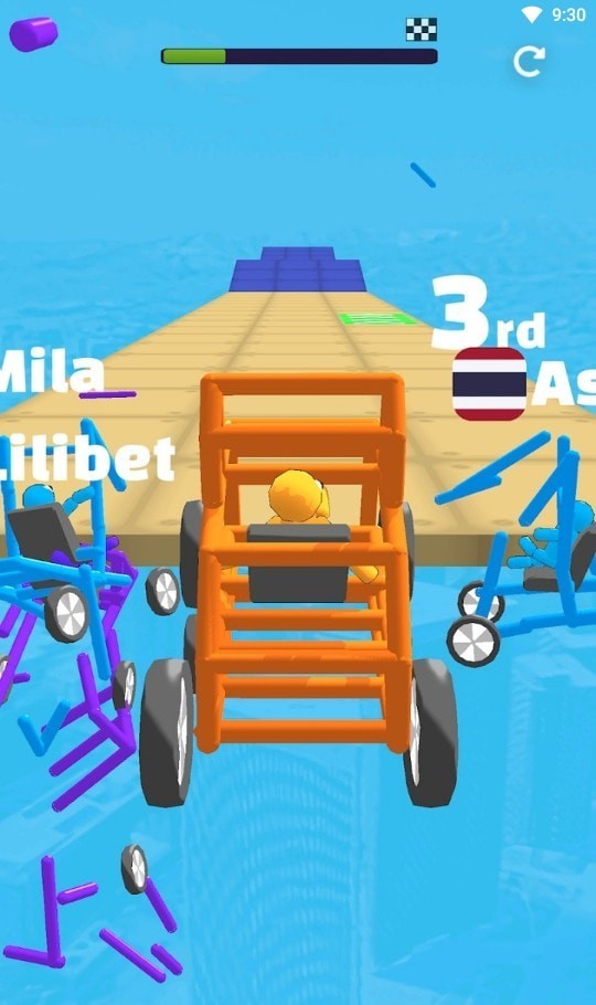 手绘赛车比赛截图 手绘赛车比赛截图