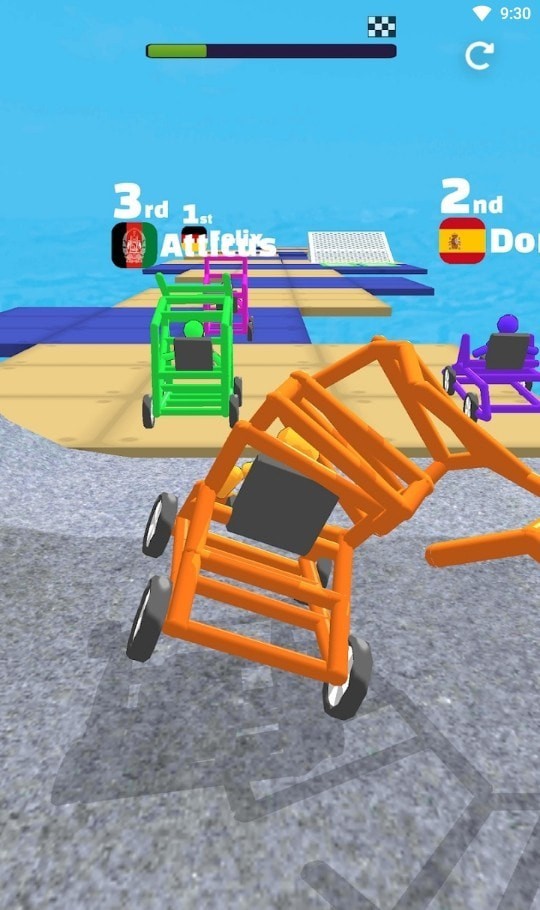 手绘赛车比赛截图 手绘赛车比赛截图