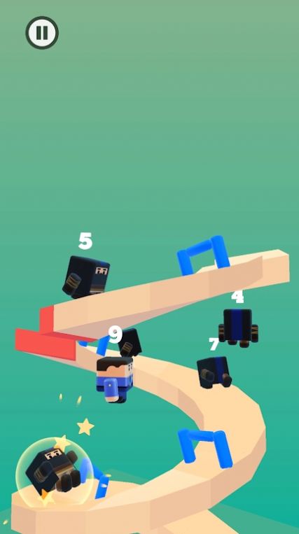 旋梯跑酷截图 旋梯跑酷截图