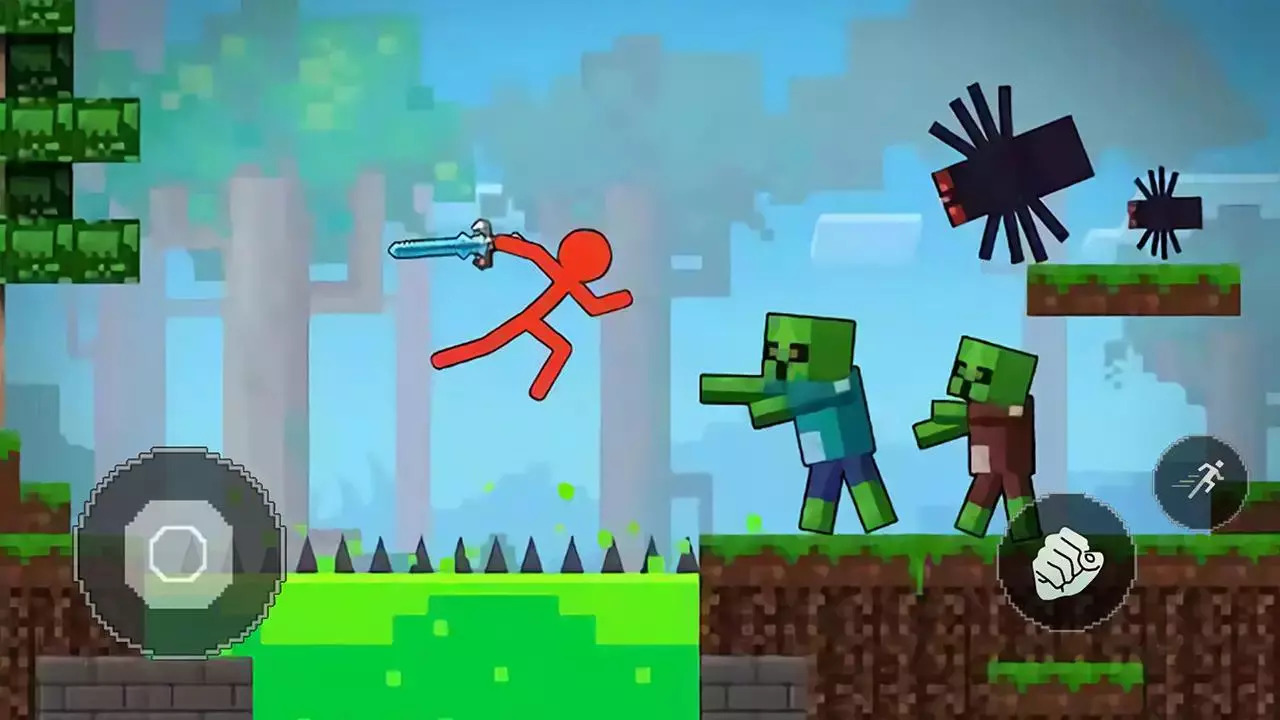 像素火柴人沙盒截图 像素火柴人沙盒截图