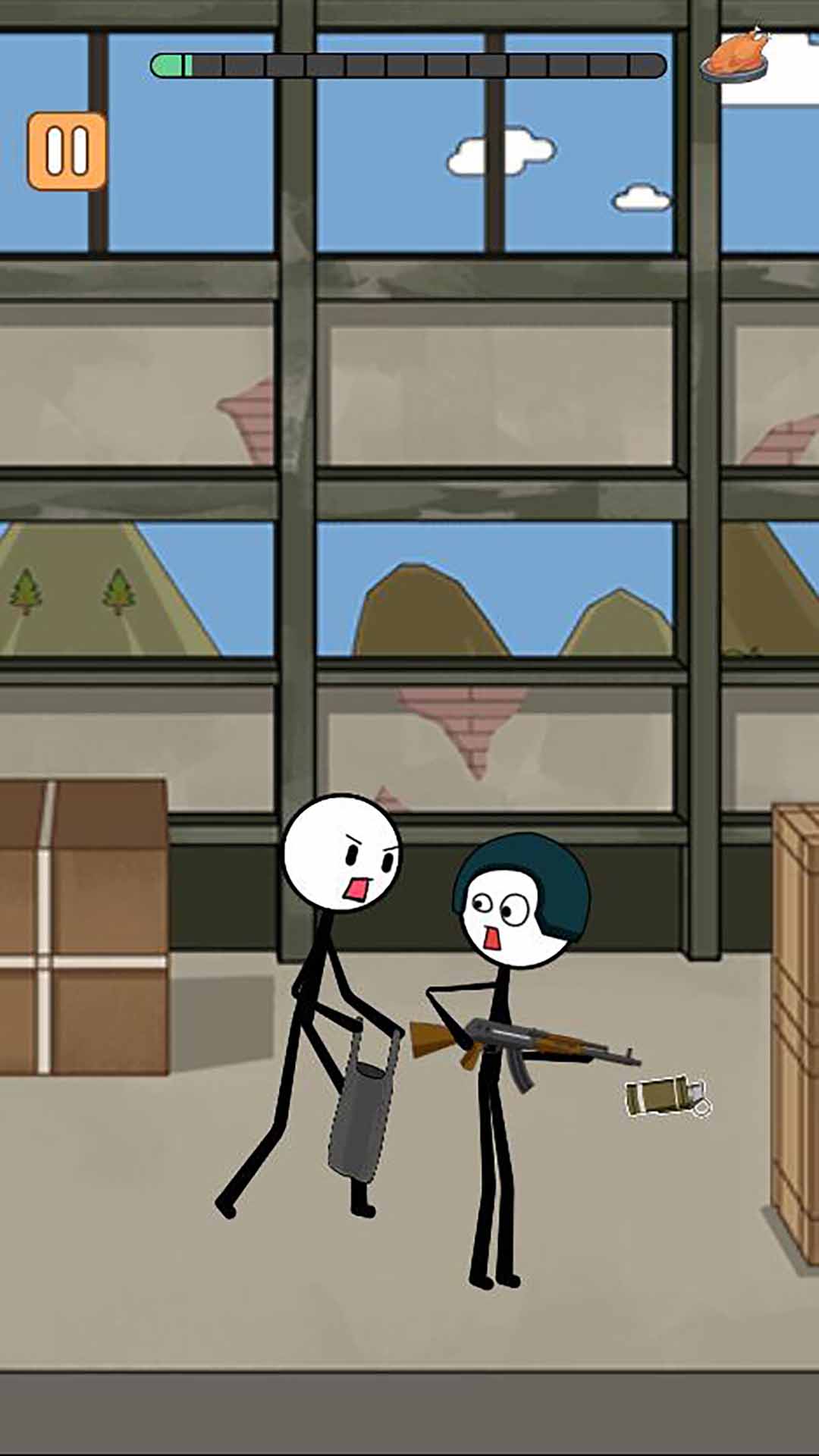 火柴人吃鸡大冒险截图 火柴人吃鸡大冒险截图