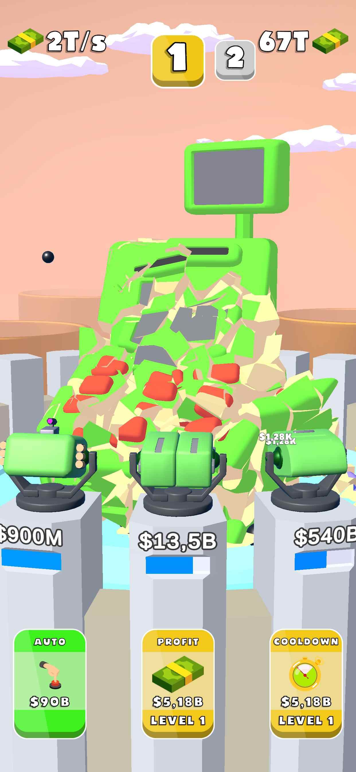 大炮空闲3D截图 大炮空闲3D截图