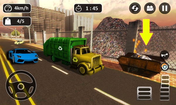 模拟垃圾车清洁截图