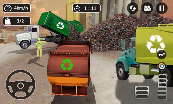 模拟垃圾车清洁截图