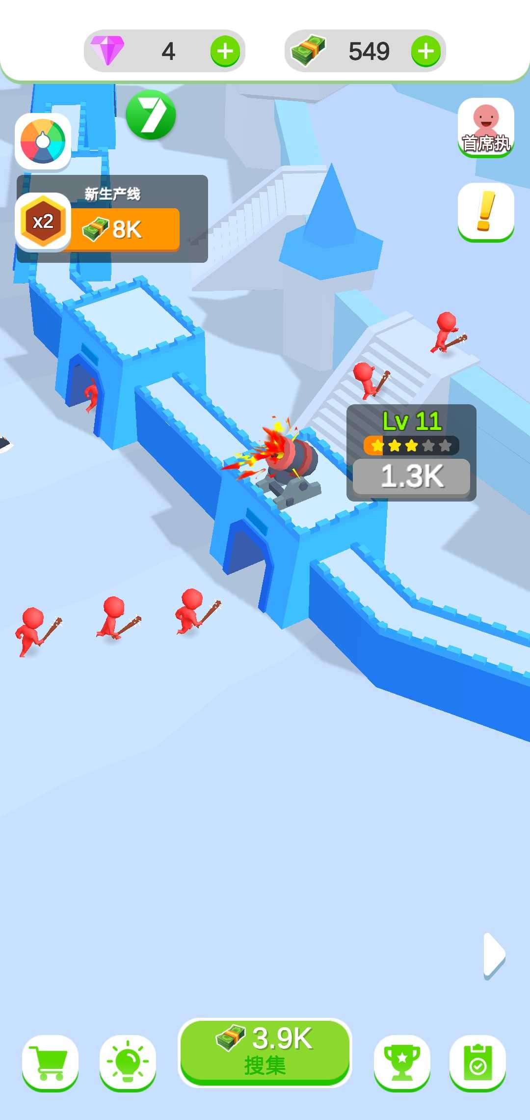 闲置的城堡防御截图 闲置的城堡防御截图