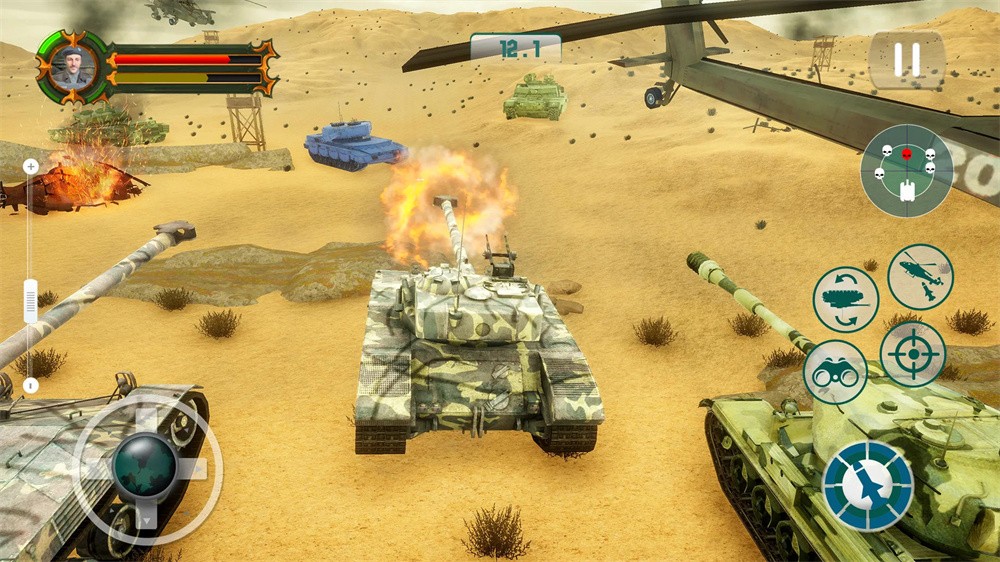 坦克大战模拟截图