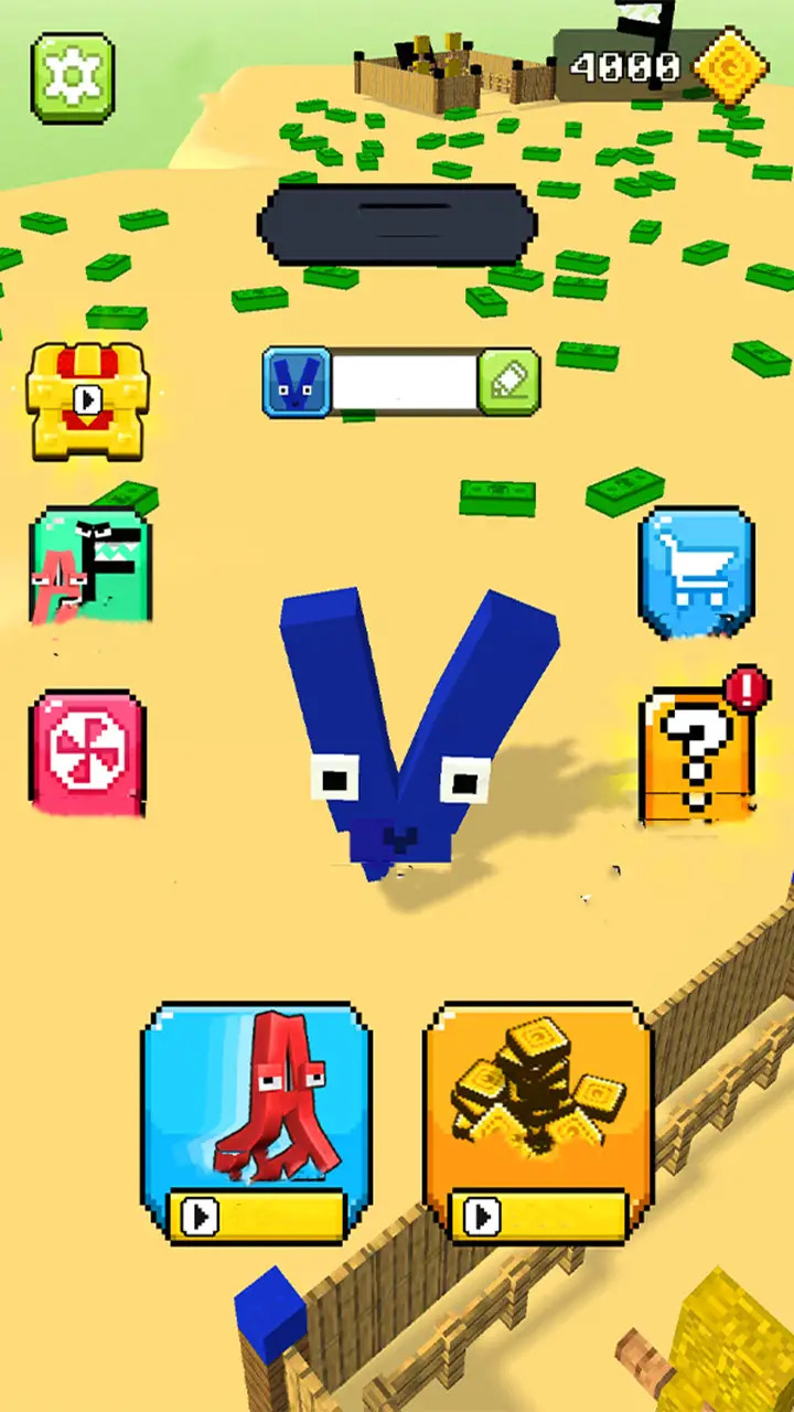 字母塔防大作战截图 字母塔防大作战截图