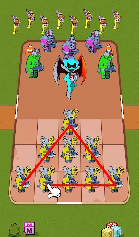 合并怪兽彩虹防御截图