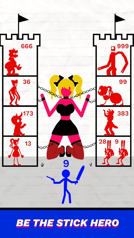 火柴人战斗强大的塔防战争截图 火柴人战斗强大的塔防战争截图