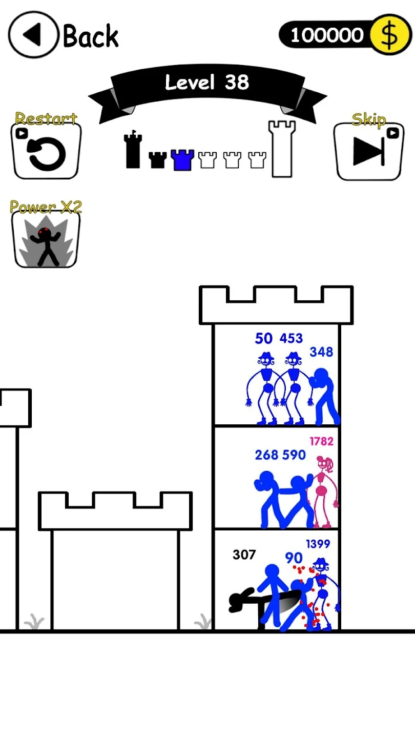 火柴英雄战争塔防截图 火柴英雄战争塔防截图