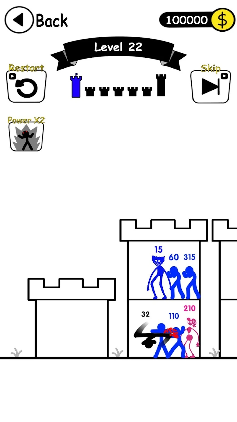火柴英雄战争塔防截图 火柴英雄战争塔防截图