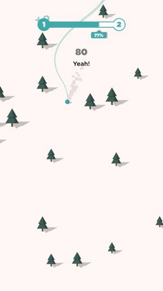 雪山滑行截图 雪山滑行截图