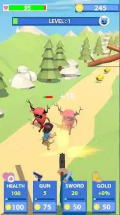 空闲枪和奔跑截图