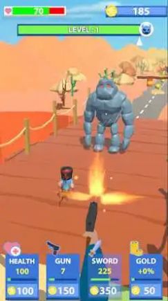 空闲枪和奔跑截图