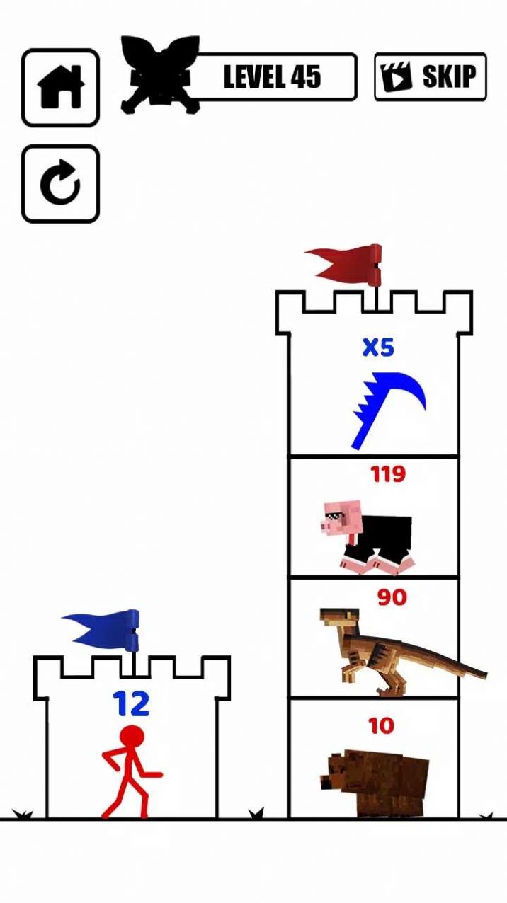 火柴人塔楼战争截图 火柴人塔楼战争截图
