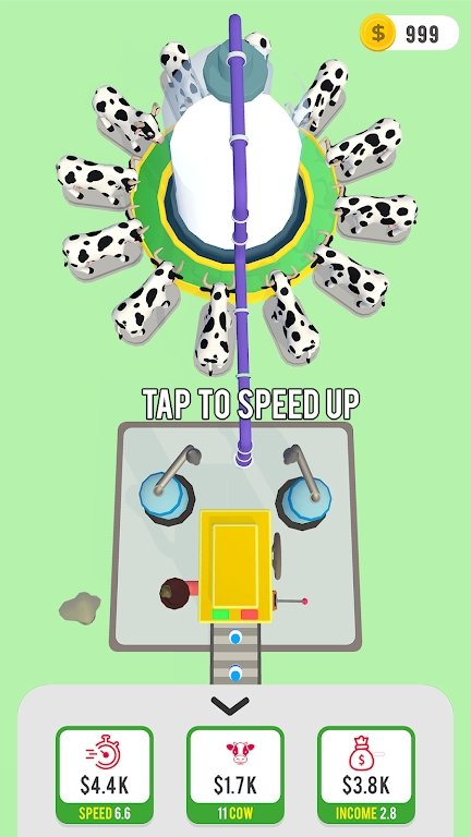 放置点击奶厂截图