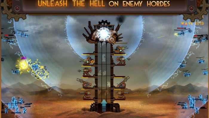 蒸汽朋克塔防截图