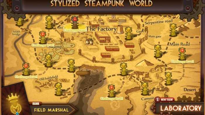 蒸汽朋克塔防截图