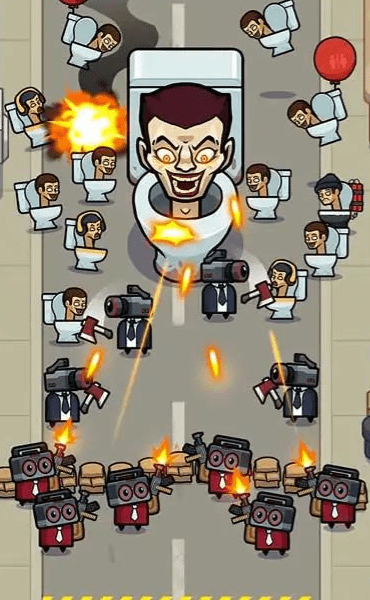 厕所僵尸大战截图 厕所僵尸大战截图