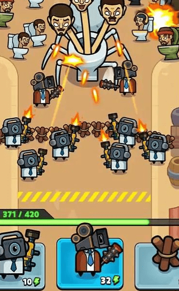 厕所僵尸大战截图 厕所僵尸大战截图