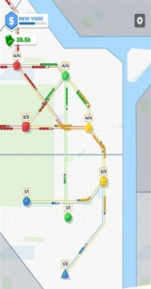放置地铁线截图 放置地铁线截图