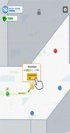 放置地铁线截图 放置地铁线截图