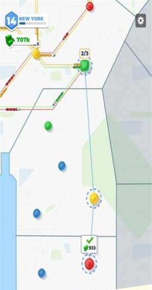 放置地铁线截图 放置地铁线截图
