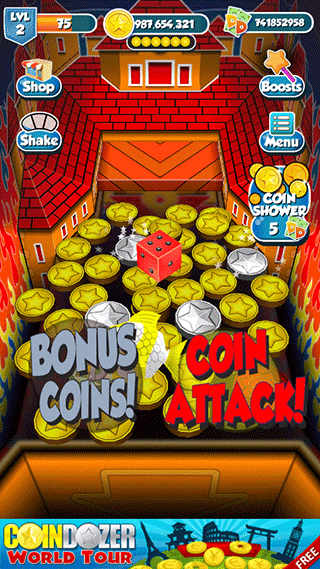 金币推土机中文版截图 金币推土机中文版截图