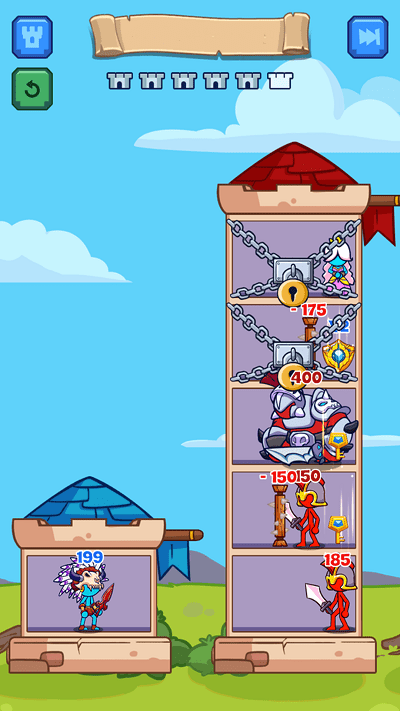 火柴人塔战截图 火柴人塔战截图