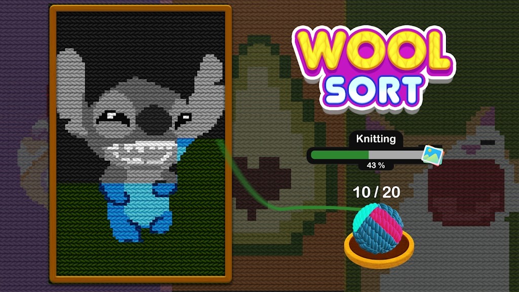 毛线颜色拼图截图 毛线颜色拼图截图