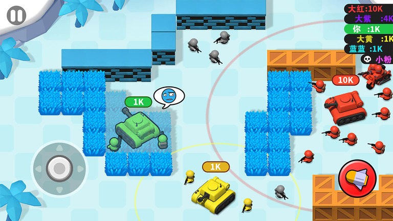 四人坦克大战截图 四人坦克大战截图