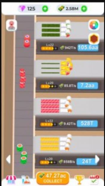 放置寿司工厂截图 放置寿司工厂截图