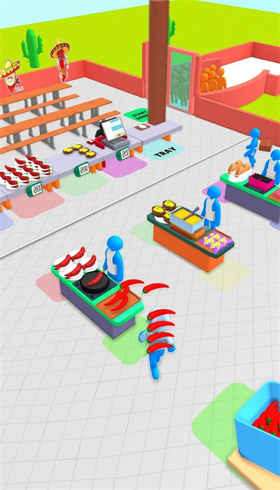 放置美食餐厅截图 放置美食餐厅截图