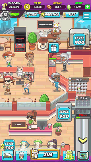 懒散的咖啡师大亨截图 懒散的咖啡师大亨截图