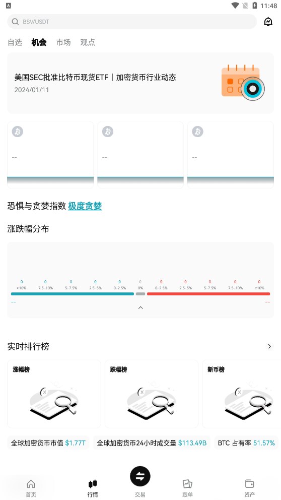 Bitget交易所截图 Bitget交易所截图