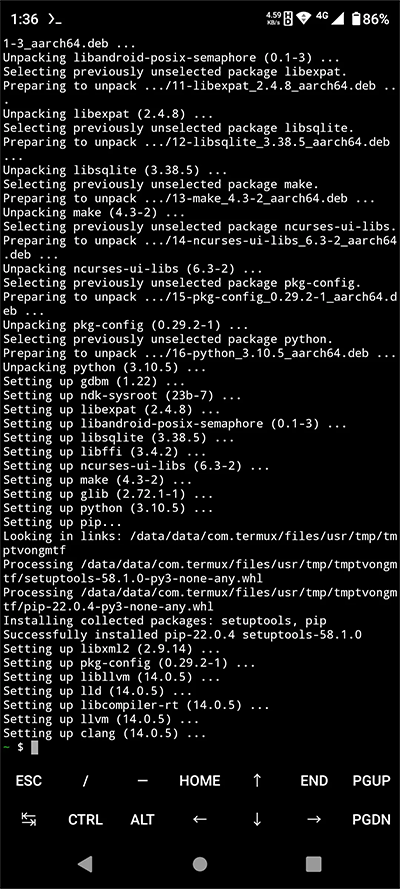 Termux中文版截图