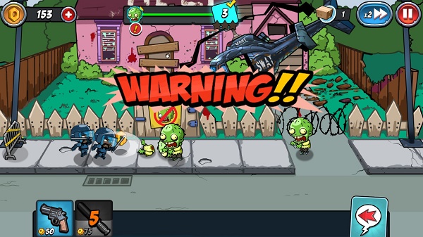 警察大战僵尸无敌版截图 警察大战僵尸无敌版截图