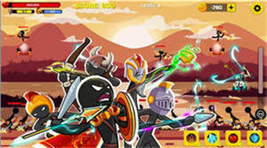 勇士火柴人截图