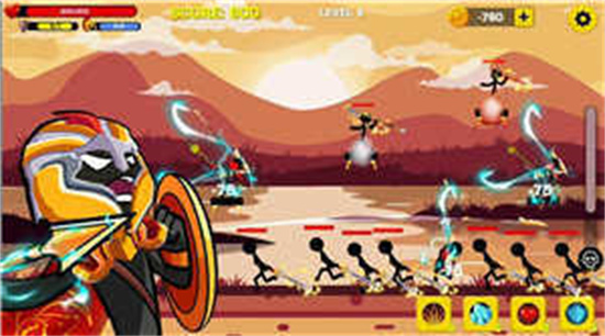 勇士火柴人截图