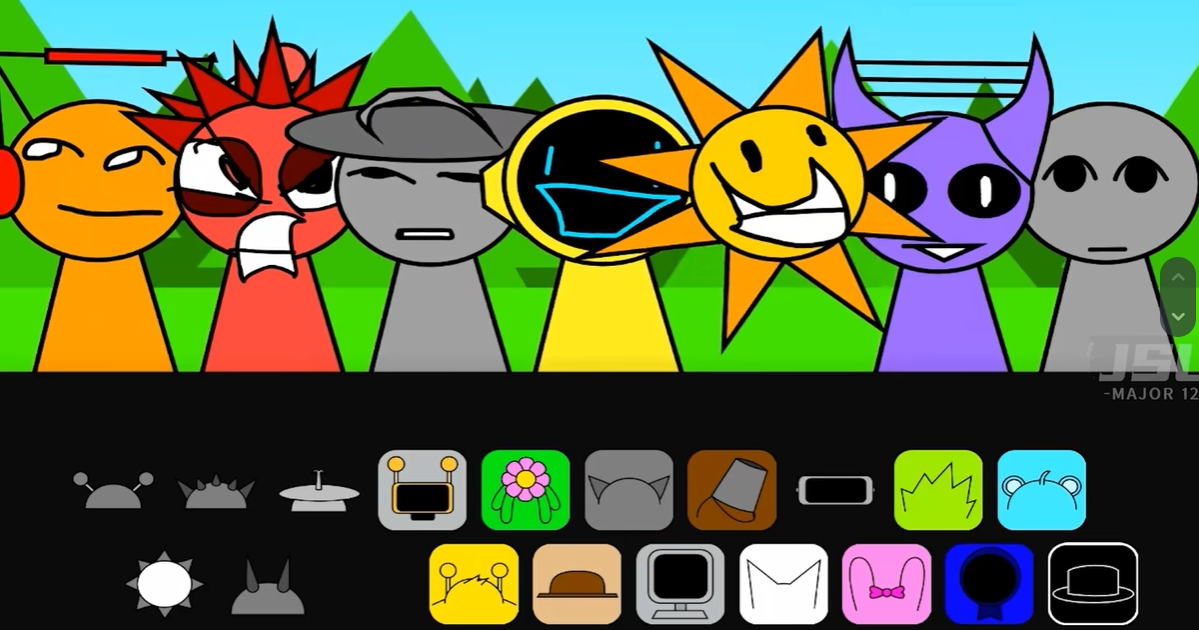 节奏盒子Sprunki简笔画截图 节奏盒子Sprunki简笔画截图