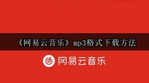 《网易云音乐》mp3格式下载方法